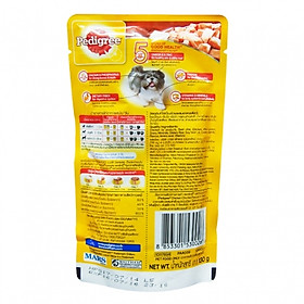 Đồ Ăn Cho Chó Pedigree Vị Gà Nấu Sốt 130g